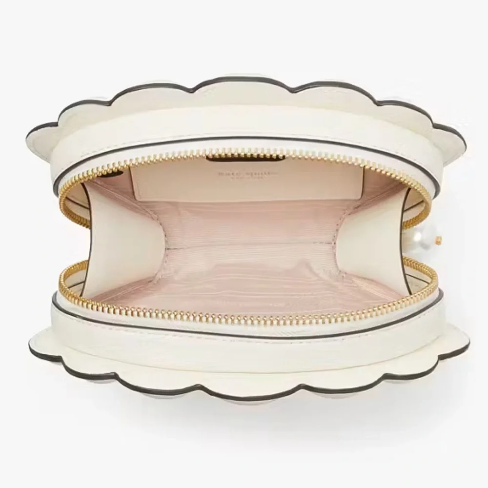 Kate Spade ‘ What The Shell Pearlized Leather 3D Crossbody’